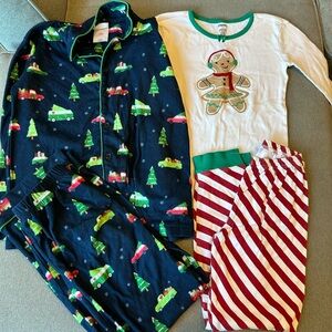 Kids size 10 holiday pajamas